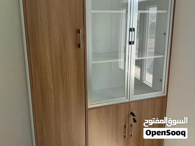 Large Office Storage Cabinet with Glass Doors – Excellent Condition