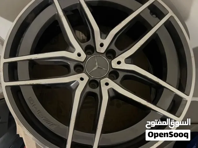 MERCEDES SL43 AMG 5,000km RIMS LIKE NEW بحال الوكالة 4 جنطات SL43 AMG