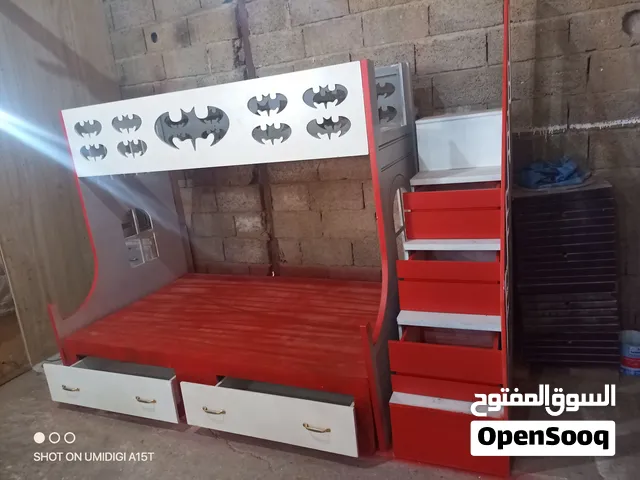 سرير اطفال دورين ماليزي ام دي اف وابلاكش تشكيله بات مان تحت قياس السرير 120في 190وفوق 80في 190
