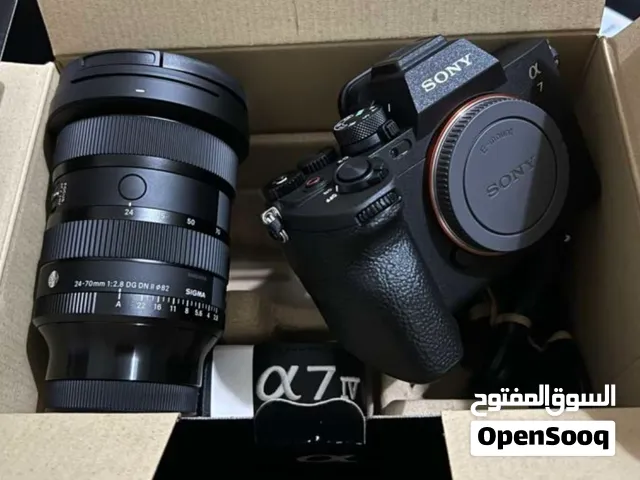 كاميرا سوني a7iv مع عدسة 24_70 sigma 2
