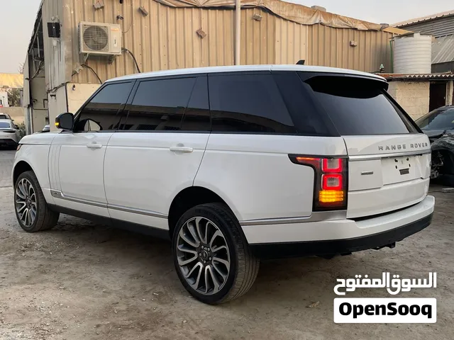 RANGE ROVER SUPER CHARGED 2016 وارد امريكا V8 ارباق وكالة داخليه بني البيع بالحادث