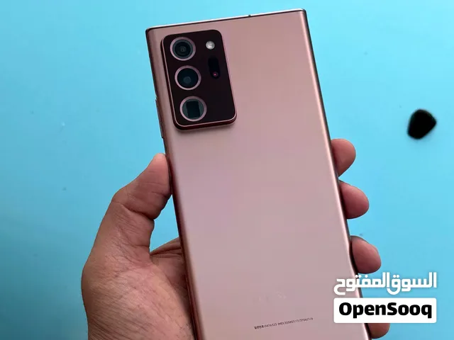 عرض خااص : Samsung note 20 ultra 256gb هواتف نظيفة جدا بحالة الوكالة بدون اي شموخ أو مشاكل مع ضمان