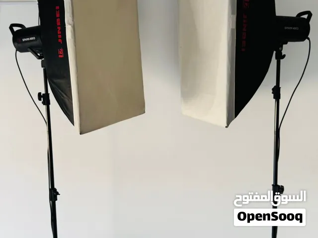 طقم إضاءة تصوير احترافي JINBEI SPARK 400D للبيع