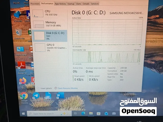 للبيع: لابتوب HP EliteBook 850 G4 بحالة ممتازة لابتوب معدني أنيق وعملي جداً للشغل، المذاكرة، والتصفح