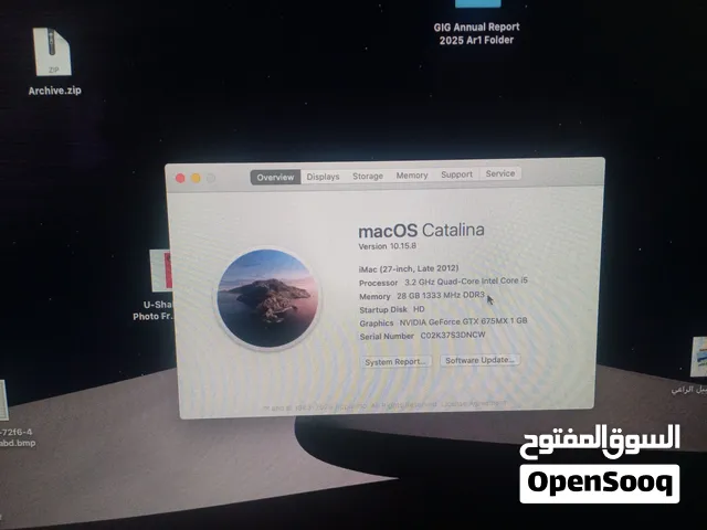 Apple imac27-inch Late 2012