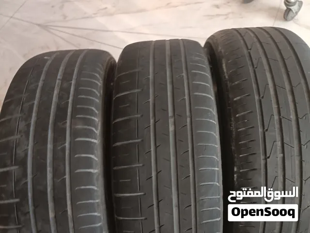 3 إطارات مقاس 235/55R19 بحالة ممتازة ونظيفة للبيع (هانكوك + هانميكس