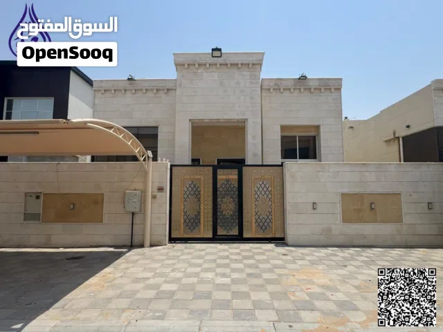 Ground-Floor Villa with an Elegant Stone Facade for Rent in Al Helio 2, Ajman