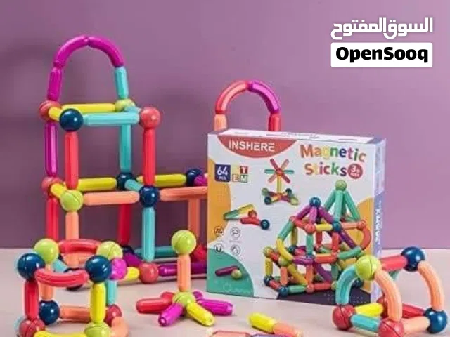 تركيبات مغناطيس  لعبه تعليمية وترفيهية في نفس الوقت للطفل  بيكون بيها اشكال عن طريق
