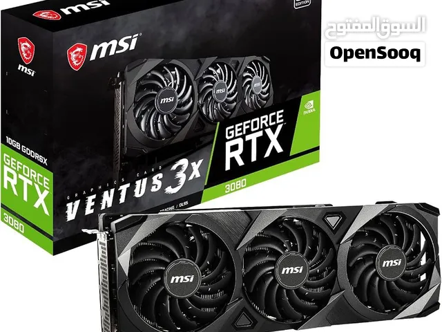 MSI GAMING GEFORCE RTX 3080 LHR 12GB GDDR6X 384-Bit TRIPLE FAN OC GRAPHICS CARD