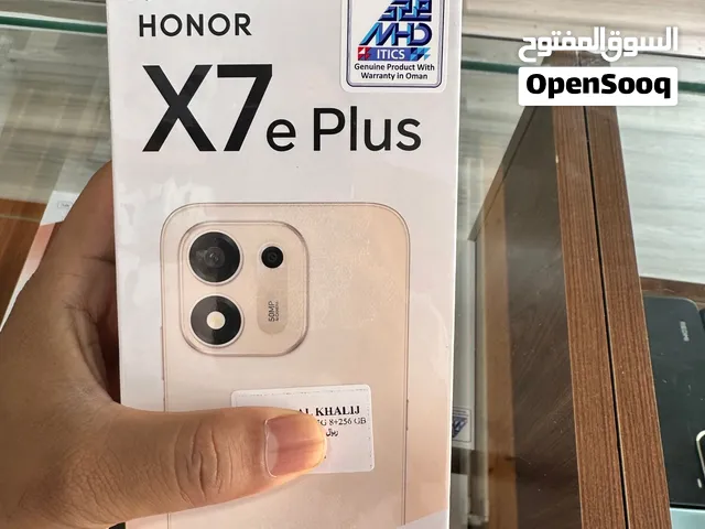 Honor X7e plus 5g ram 8 gb memory 256 gb  battery 8100mAh brand new seal pack with 1 year warranty