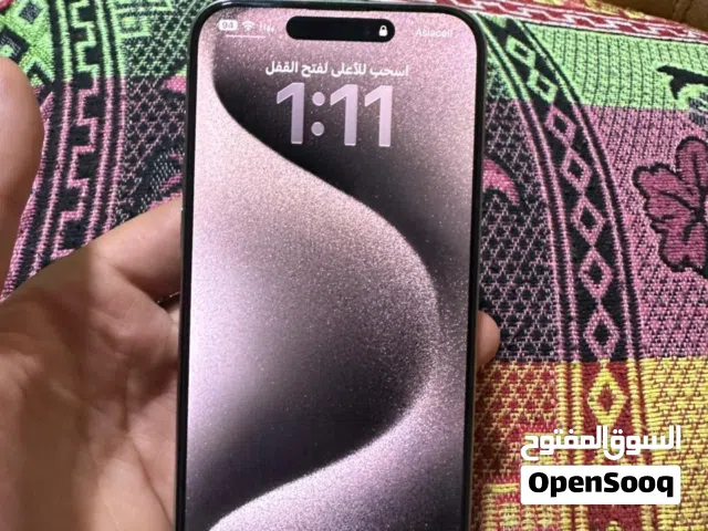 ايفون 15 برو ماكس شرق اوسط مكفول جهاز