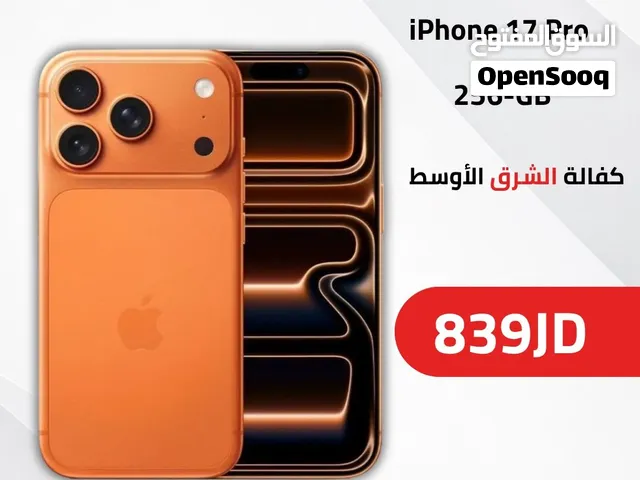 IPHONE 17 PRO (256-GB) NEW E-SIM / ايفون 17 برو جديد كفالة الوكيل 256 جيجا اي سيم