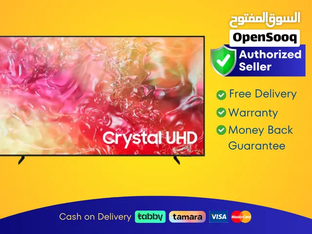 Samsung 65 inch Smart TV - 4K, 65DU7000