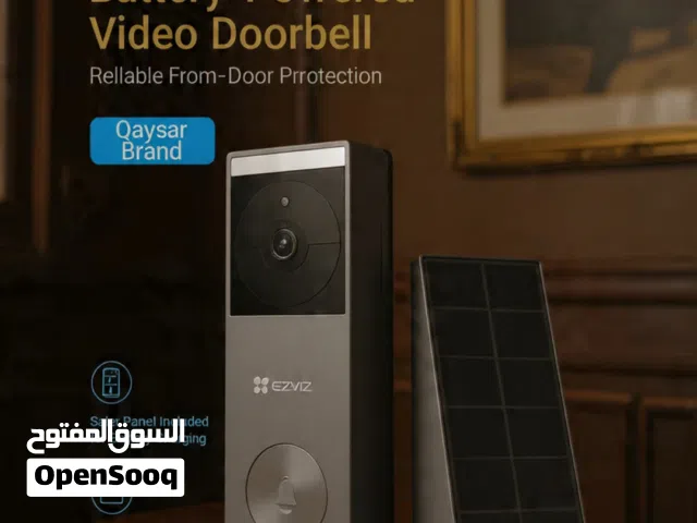 جرس الباب الذكي من ماركة EZVIZ cp3 pro المزودة بخلية للطاقة الشمسية ليستمر الشحن إلى مدى الحياة بدقة