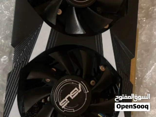 كرت شاشة جي تي اكس ASUS Dual GTX 1650 4GB نظيف جداً