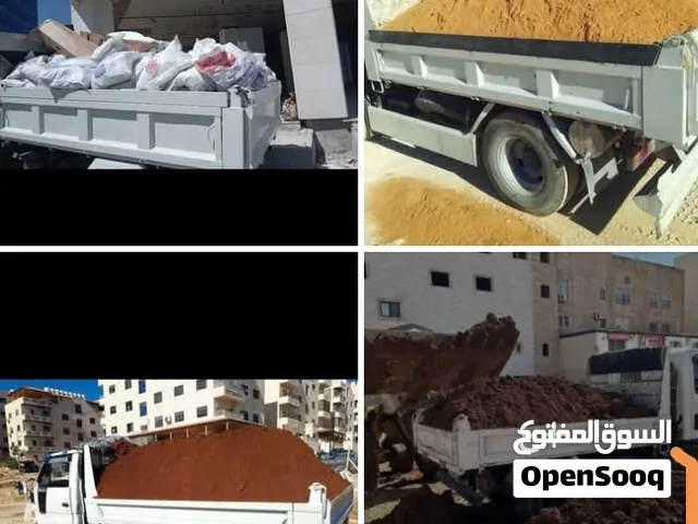 قلاب لنقل مواد البناء وإزالة طمم ونقل تراب احمر