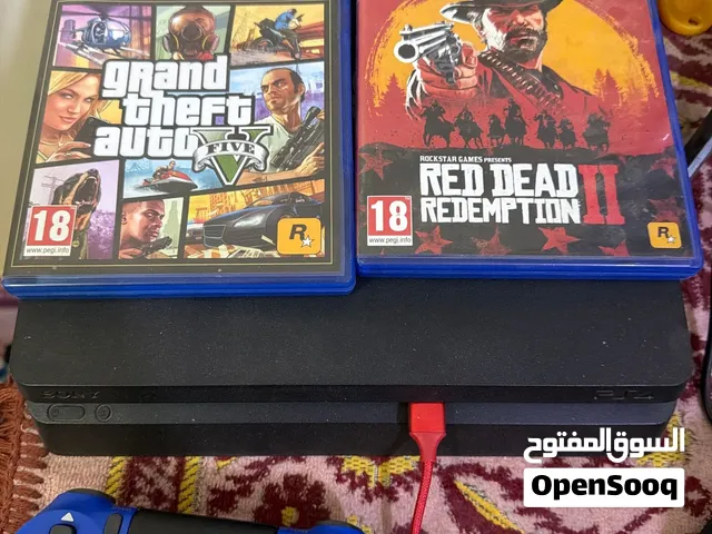 بلاستيشن 4 سليم مستعمل استعمال نظيف استيراد الخليج PlayStation4 Slim