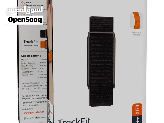 سوار ذكي للياقة البدنية من بورودو  اشتراك مجاناً Porodo TrackFit Smart Fitness Band