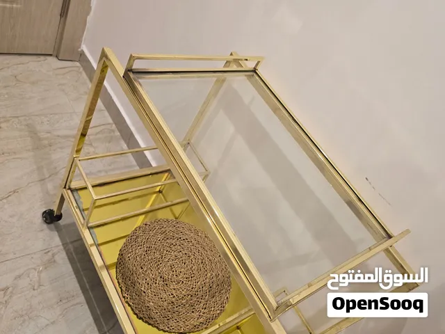 طاوله ذهبيه قزاز جانبيه