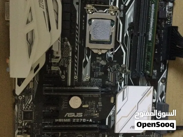 Asus prime z270 a لوحة ام مذربورد ddr4 للأجيال 6_7 ممتازة لكسر السرعة
