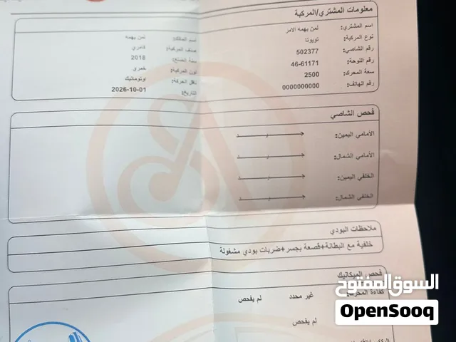 Used Toyota Camry in Amman