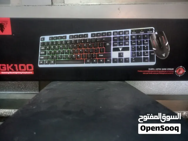 كيبورد وماوس بضوو بحالة جديدة