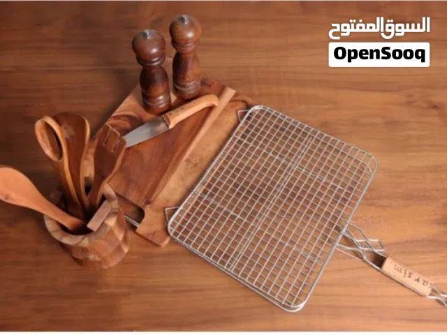 Filled barbecue grill at medium size سلة شواء كاملة الحجم