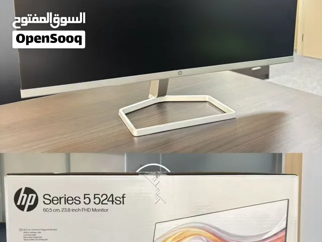 Selling an HP 524sf monitor in Riyadh; 24-inch, used for only one month.
