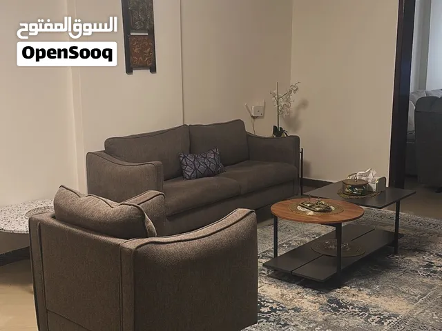 Three couches with table in very good condition   ثلاث أرائك مع طاولة في حالة جيدة جدا