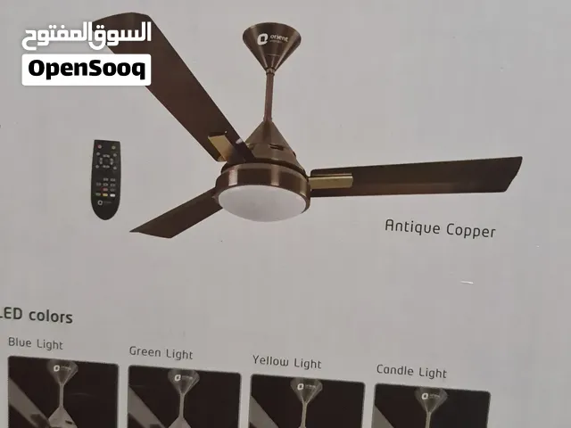 للبيع مروحة سقف ذكية ومودرن Orient Spectra (جديدة بالكرتون) مع إضاءة LED متعددة الألوان عدد 5