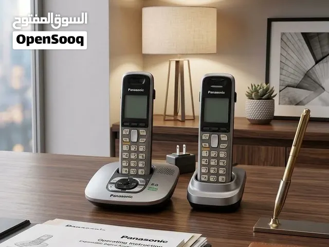 طقم قطعتين جهازين بناسونيك لاسلكي ارضي