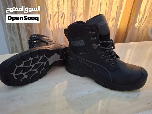 حذاء أمان رجالي أسود من بوما كونكويست سي تي إكس