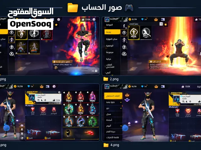 Free Fire Accounts and Characters for Sale in Algeria