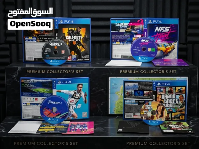 اسطوانات بلايستيشين (ps4) اصليه بااستعمال نظيف جدا بدون خدوش او عيوب في الاسطوانات