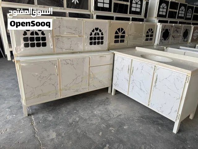 كاونترات بااجمل الالوان(المنيوم صيني) مترونص مع ملحق وسنك مرمر