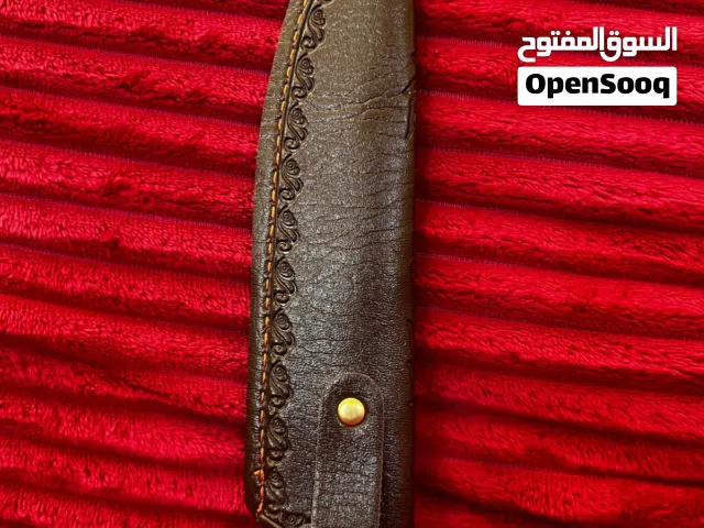 غمد سكين جلد بنقوش جميلة