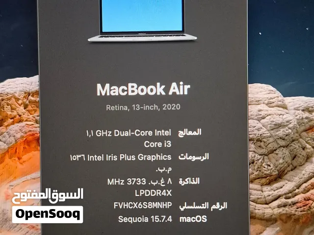 MacBook Air 2020 Intel للبيع