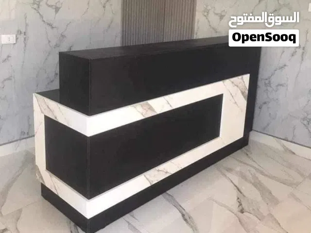 كاونتر استقبال مودرن قياس مترين متوفر عدة الوان متوفر تفصيل عالطلب حسب القياس واللون
