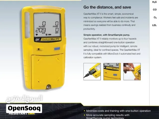 صيانة ومعايرة أجهزة كشف الغاز BW GasAlertMax + قطع غيار أصلية