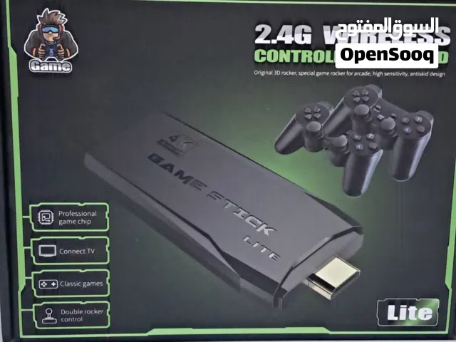 جهاز ألعاب كلاسيكي لاسلكي – وصل وشغّل على التلفاز_ Retro Wireless Game Stick – Plug & Play TV Conso