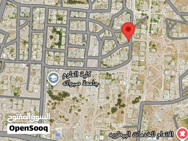 شقة ارضية بشعبية سوق العلالقة للبيع . صبراته