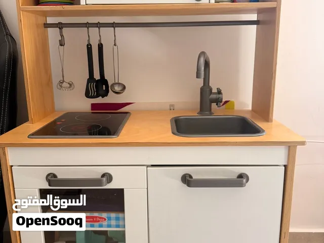 مطبخ لعب للأطفال خشب من ايكيا حجم :40 x 72 x 108 سم