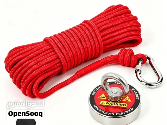 مغناطيس صيد ممتاز مع الحبل 10 متر السعر 13ريال    fishing magnet