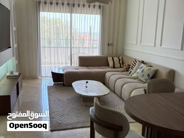 شقة فاخرة مفروشة بإطلالة مزدوجة على جبال الأطلس والمنارة – قرب M Avenue، مراكش