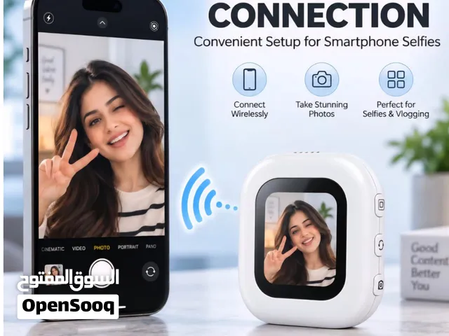 ودّع صور السيلفي العادية... وخلي كل لقطة تحكي عن نفسها! شاشة السيلفي الذكية Mini Selfie