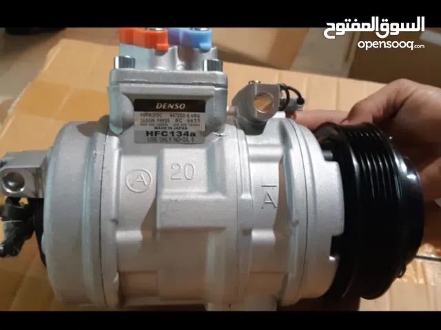 يوجد معنا جميع كمبرسرات السيارات والباصات والمعدات  من شركة دينسو يابان جديد