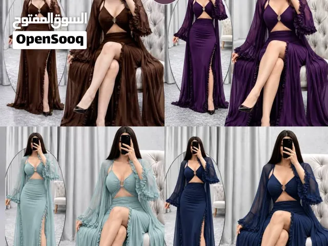 لانجري نسائي عرائسي قطعتين
