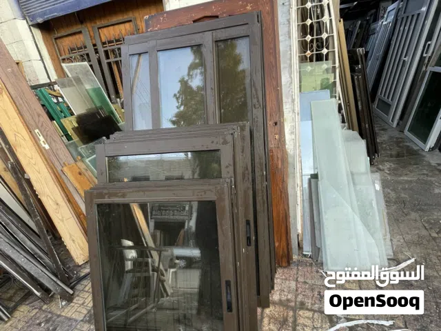 اكبرررررر تشكيلت شبابيك و ابواب الامنيوم مستعمل تسليم على المقاس