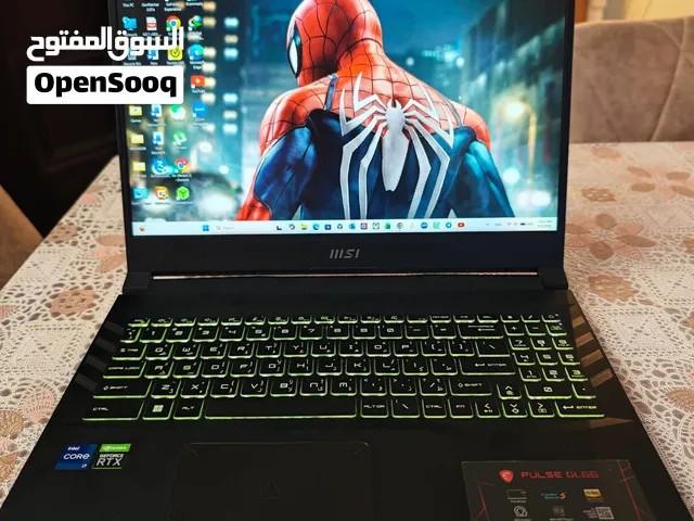 لابتوب كيمنك msi كوراي 7  هارد 2 tb رامات 16
