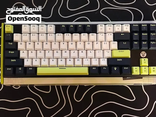 كيبورد ميكانيكال احترافي Fantech Atom Mori Edition (جديد بالعلبة) - سويتش أحمر